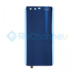 For Huawei Honor 9 Battery Door Replacement - Blue - Grade S+ 