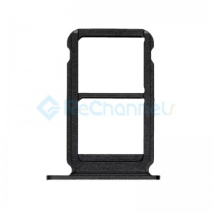 For Huawei Honor View 10 SIM Card Tray Replacement - Black - Grade S+