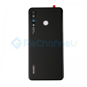 For Huawei P30 Lite Battery Door Replacement (48MP) - Midnight Black - Grade S+