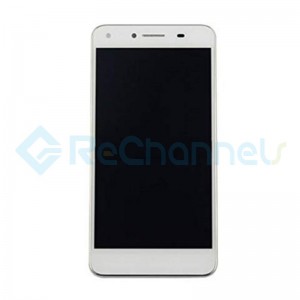For Huawei Y5 II/ Honor Play 5 LCD Screen and Digitizer Assembly with Front Housing Replacement - White - Grade S