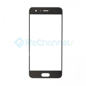 For Huawei Honor 9 Front Glass Lens Replacement - Black - Grade S+