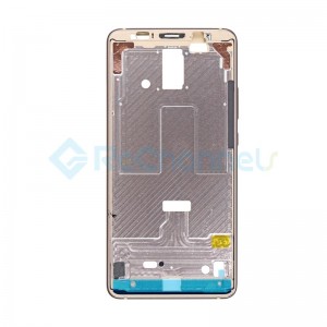 For Huawei Mate 10 Pro Front Housing LCD Frame Bezel Plate Replacement - Mocha Brown - Grade S+
