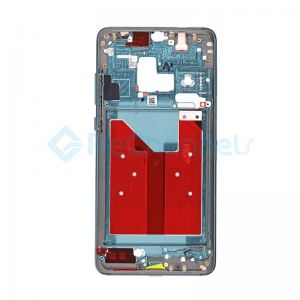 For Huawei Mate 20 Front Housing LCD Frame Bezel Plate Replacement - Emerald Green - Grade S+