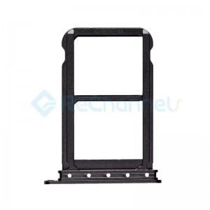 For Huawei P20 Pro SIM Card Tray Replacement - Black - Grade S+