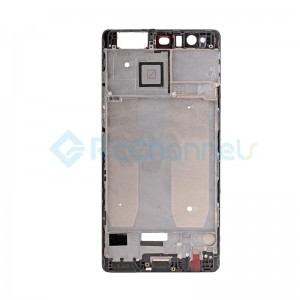 For Huawei P9 Plus Front Housing LCD Frame Bezel Plate Replacement - Black - Grade S+
