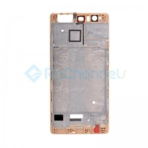 For Huawei P9 Plus Front Housing LCD Frame Bezel Plate Replacement - Gold - Grade S+