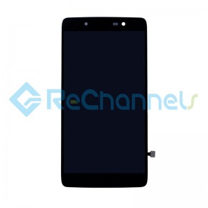 For Alcatel Idol 4 LCD Screen and Digitizer Assembly Replacement - Black - Grade S
