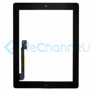 For Apple The New iPad (iPad 3) Digitizer Touch Screen Assembly Replacement - Black - Grade R