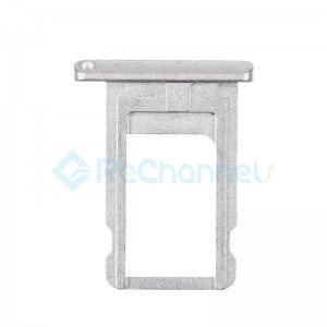 For iPad (6th Gen) SIM Card Tray Replacement - Silver - Grade R
