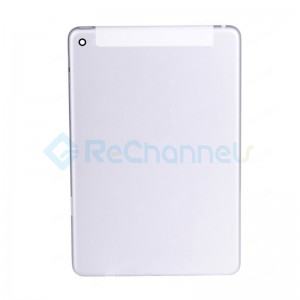 For Apple iPad Mini 4 Rear Housing Replacement (WiFi + Cellular) - Silver - Grade S