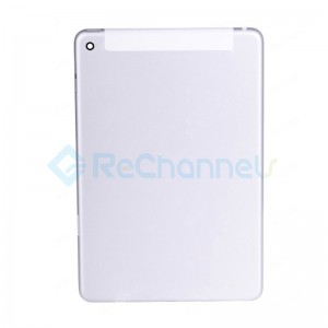 For Apple iPad Mini 3 Rear Housing Replacement (WiFi + Cellular) - Silver - Grade S
