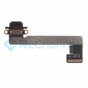 For Apple iPad Mini 2/Mini 3 Charging Port Flex Cable Ribbon Replacement - Black - Grade S+