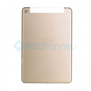 For Apple iPad Mini 4 Rear Housing Replacement (WiFi + Cellular) - Gold - Grade S