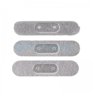 For Apple iPad Mini 4 Side Keys Replacement (3 pcs/set) - Silver - Grade S+