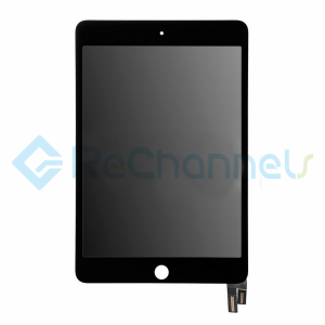 For Apple iPad Mini 4 LCD Screen and Digitizer Assembly Replacement - Black - Grade S+