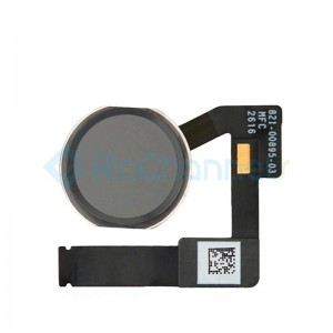 For iPad Pro 10.5 Home Button Assembly with Flex Cable Ribbon Replacement - Black - Grade R