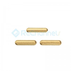 For iPad Pro 9.7 Side Buttons Set Replacement - Gold - Grade R