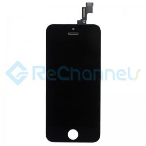 For Apple iPhone 5S LCD Screen and Digitizer Assembly Replacement - Black - Grade S+