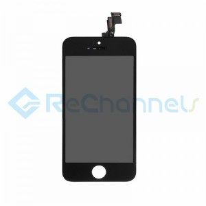For Apple iPhone SE LCD Screen and Digitizer Assembly Replacement - Black - Grade S