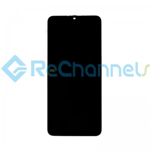 For Huawei Y6p\Honor 9A LCD Screen and Digitizer Assembly with Front Housing Replacement - Black - Grade S+