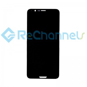For Huawei Honor View 10 LCD Screen and Digitizer Assembly with Front Housing Replacement - Black - Grade S+