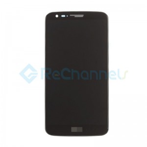 For LG G2 D802 LCD and Digitizer Assembly with Front Housing Replacement - Black - Grade S+