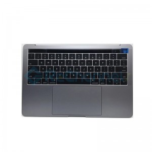 For MacBook Pro 15" A1707 (Late 2016 - Mid 2017) Top Case + Keyboard (US English) Replacement - Space Gray - Grade S+