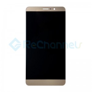 For Huawei Mate 9 LCD Screen and Digitizer Assembly with Front Housing Replacement - Gold - Grade S