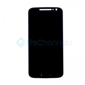 For Motorola Moto G4 LCD Screen and Digitizer Assembly Replacement - Black - Grade S