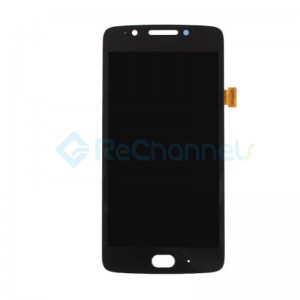 For Motorola Moto G5 LCD Screen and Digitizer Assembly Replacement - Black - Grade S