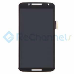 For Motorola Nexus 6 LCD Screen and Digitizer Assembly Replacement - Black - Grade S+