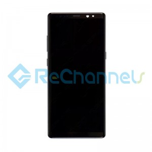 For Samsung Galaxy Note 8 LCD Screen and Digitizer Assembly with Front Housing Replacement - Black - Grade S