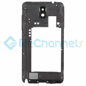 For Samsung Galaxy Note 3 SM-N900A/N900T Rear Housing Replacement - Black - Grade S+