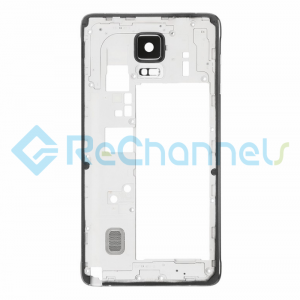For Samsung Galaxy Note 4 SM-N910F/N910H/N910R4 Rear Housing Replacement - Black - Grade S+