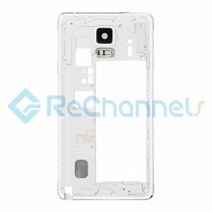 For Samsung Galaxy Note 4 SM-N910F/N910H/N910R4 Rear Housing Replacement - White - Grade S+