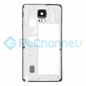 For Samsung Galaxy Note 4 SM-N910T/N910A/N910W8 Rear Housing Replacement - Black - Grade S+	