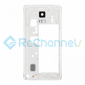 For Samsung Galaxy Note 4 SM-N910V/N900P Rear Housing Replacement - White - Grade S+