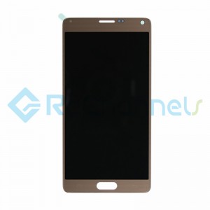 For Samsung Galaxy Note 4 Series LCD Screen and Digitizer Assembly Replacement - Gold - Grade S