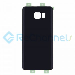 For Samsung Galaxy Note 5 Series Battery Door Replacement - Black - Grade S+	