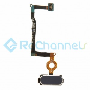 For Samsung Galaxy Note 5 Series Home Button with Flex Cable Ribbon Replacement - Black - Grade S+