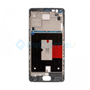 For OnePlus 3/3T LCD Supporting Frame Replacement - Black - Grade S+
