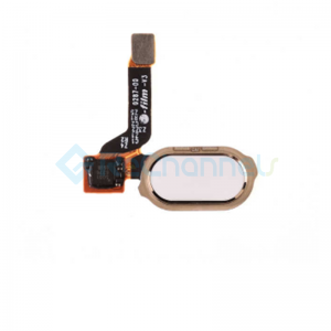For OnePlus 3/3T Home Button Flex Cable Ribbon Replacement - White - Grade S+
