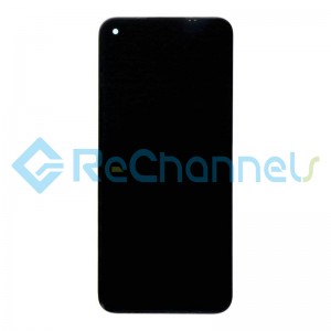 For OnePlus Nord N100 LCD Screen and Digitizer Assembly with Frame Replacement - Black - Grade S+