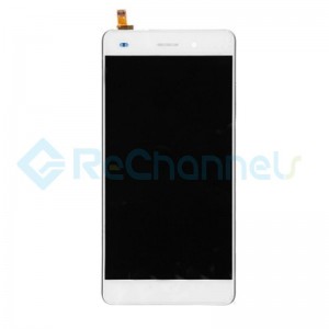 For Huawei P8 Lite LCD Screen and Digitizer Assembly with Front Housing Replacement - White - Grade S+
