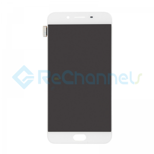 For Oppo R9s LCD Screen and Digitizer Assembly Replacement - White - Grade S+