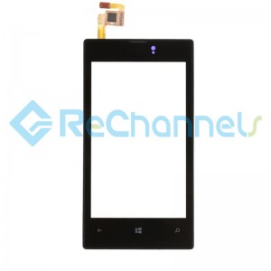 For Nokia Lumia 520 Digitizer Touch Screen Replacement - Black - Grade S+