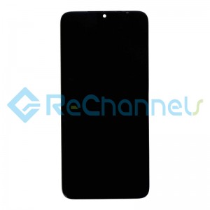 For Xiaomi Redmi 9T LCD Screen and Digitizer Assembly with Front Housing Replacement - Carbon Gray - Grade S+