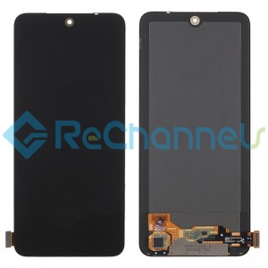 For Xiaomi Redmi Note 10S LCD Screen and Digitizer Assembly Replacement - Black - Grade S+