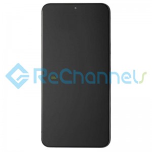 For Samsung Galaxy S22+ 5G LCD Screen and Digitizer Assembly with Frame Replacement - Black - Grade S+