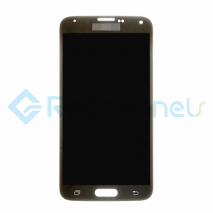 For Samsung Galaxy S5 LCD Screen and Digitizer Assembly Replacement - Gold - Grade S